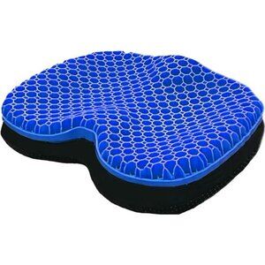Large gel seat cushion cooling honeycomb support tailbone sciatica chair pillow